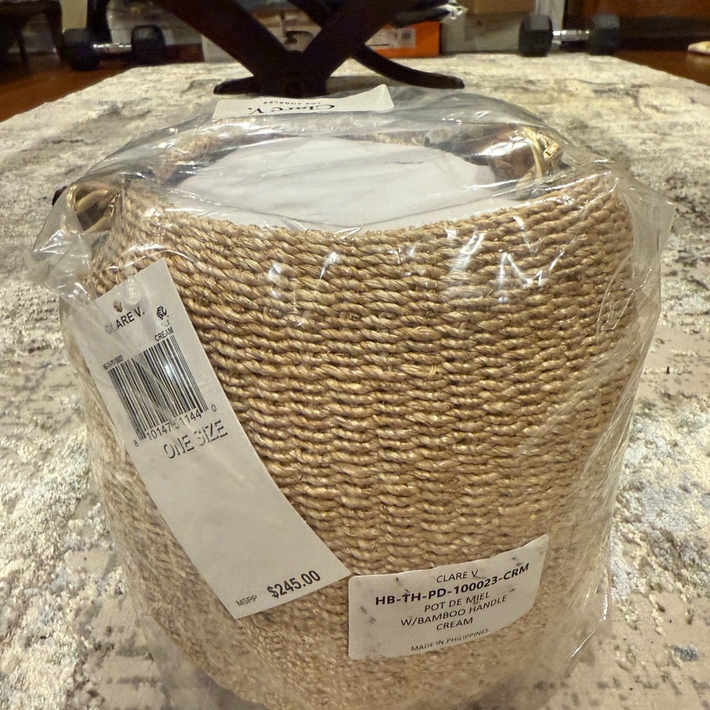 Brand New in Packaging Clare V. Pot de Miel Bag with Bamboo Handle - Picture 3 of 6